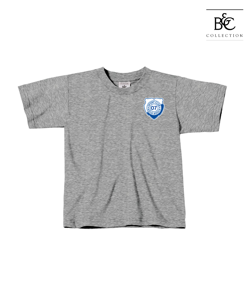 B&C Kinder T-Shirt Sports Grey "Anton"