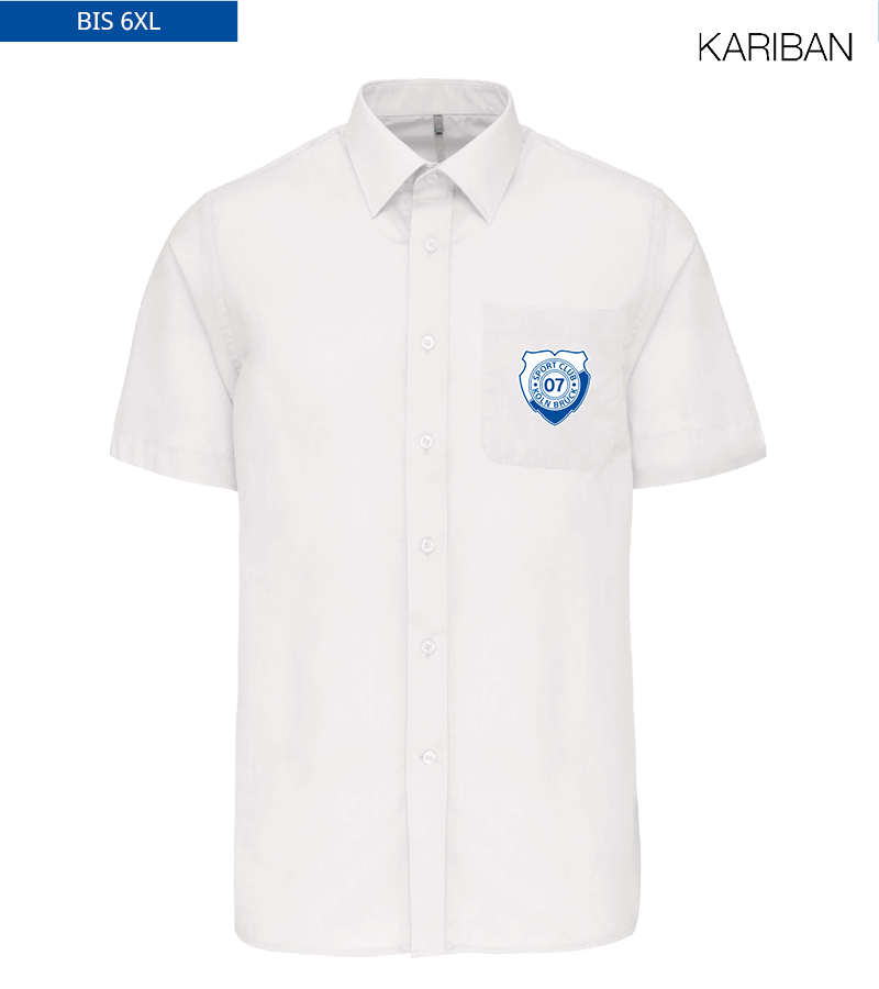 Kariban Herren Kurzarmhemd White "Anton"